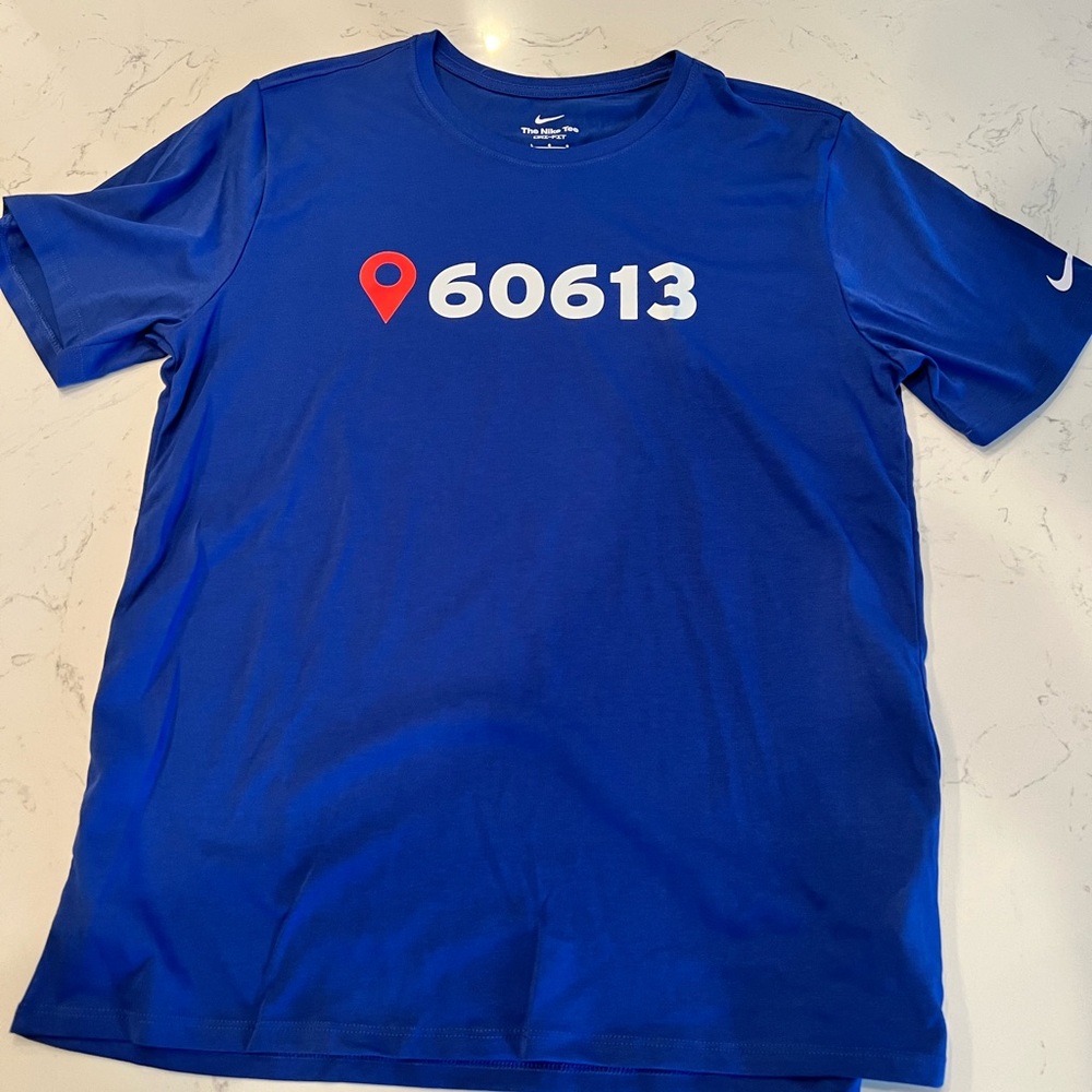Nike Chicago Cubs Zip Code Tshirt
